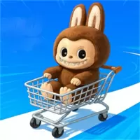 Labubu Rides a Cart